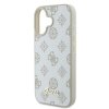 Guess GUHMP16SPGPYSH iPhone 16 6.1 biały/white hardcase Peony Script Logo MagSafe